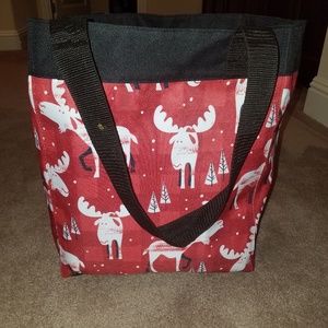 Large Thirty One Tote 14.5"H 12"W- Moose Print